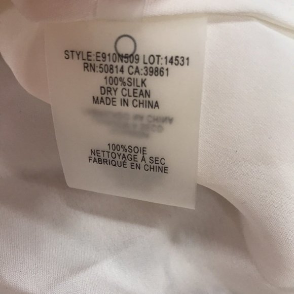 Elie Tahari Ciara Silk Blouse - Picture 9 of 9